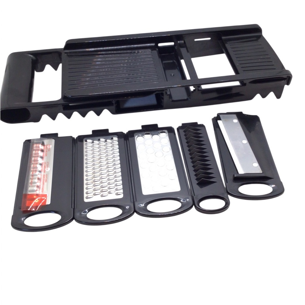 Simposh Mandolin Compact Multi Box 5 Blade Grater Slicer Shredder-Incomplete Set